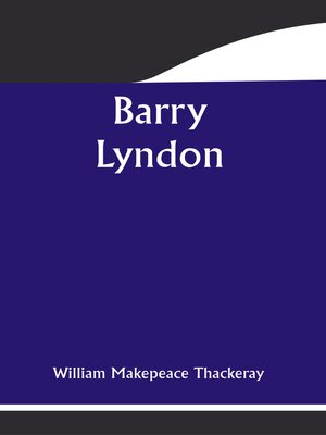 cover image of Barry Lyndon
